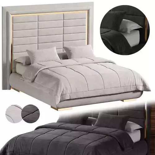 Kloe plus bed by Casaricca 3D model