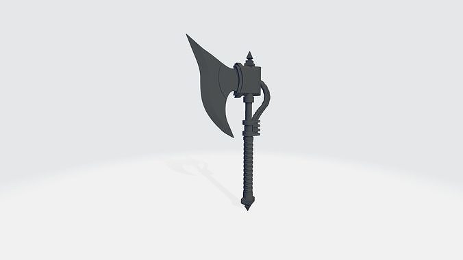 Carson Axes pack for Space Marines Free 3D print model