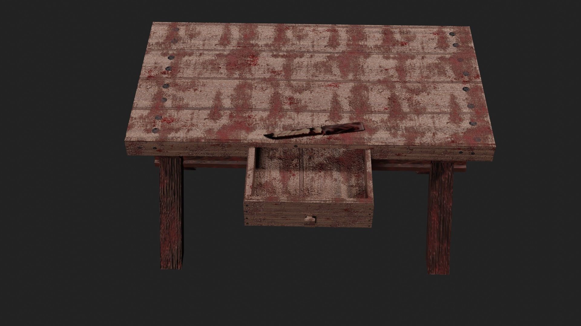 Dark Artifacts Bundle Bloodbound Blade Slaughter Table 3D Models Low-poly 3D model_18