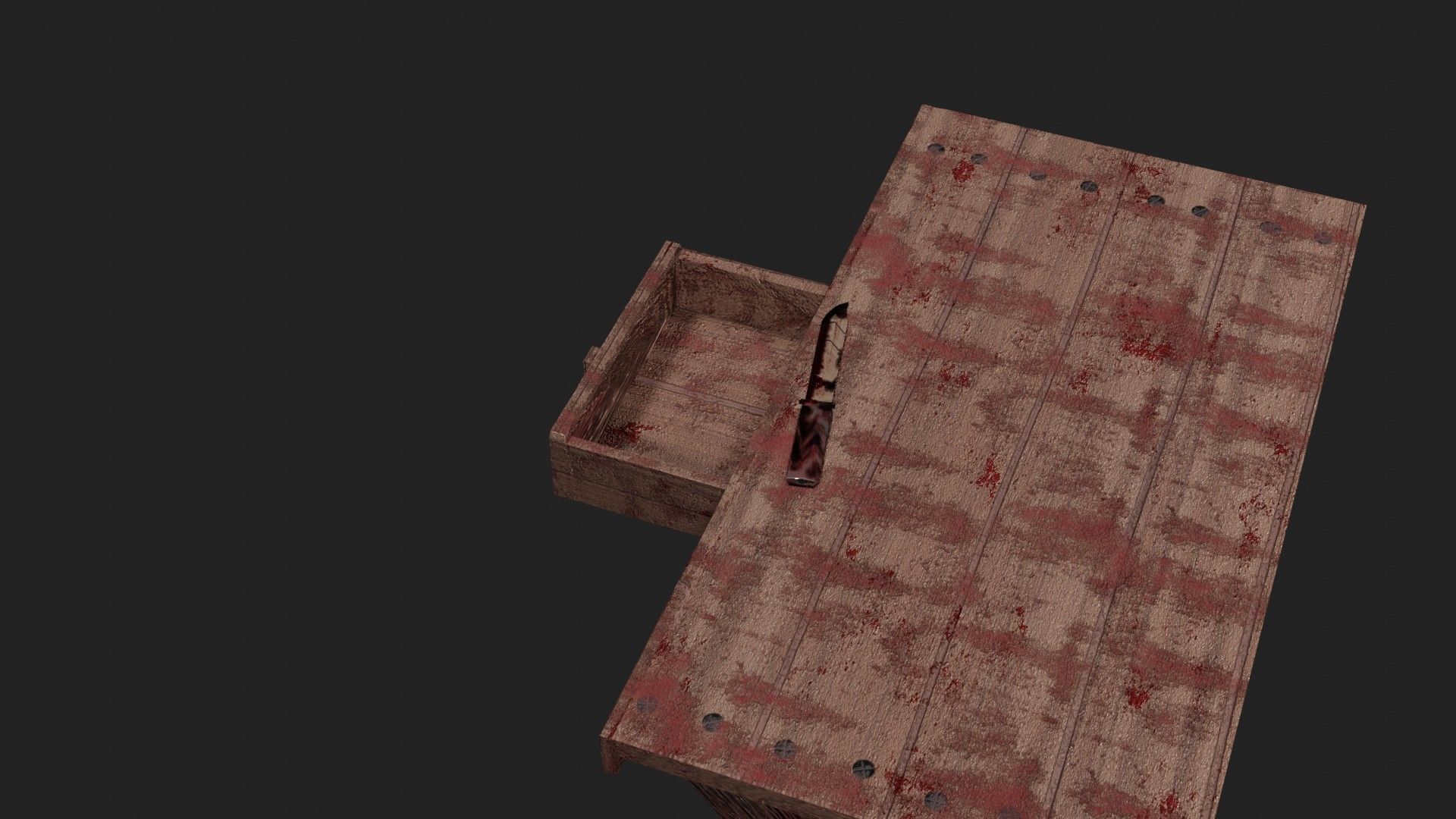 Dark Artifacts Bundle Bloodbound Blade Slaughter Table 3D Models Low-poly 3D model_17