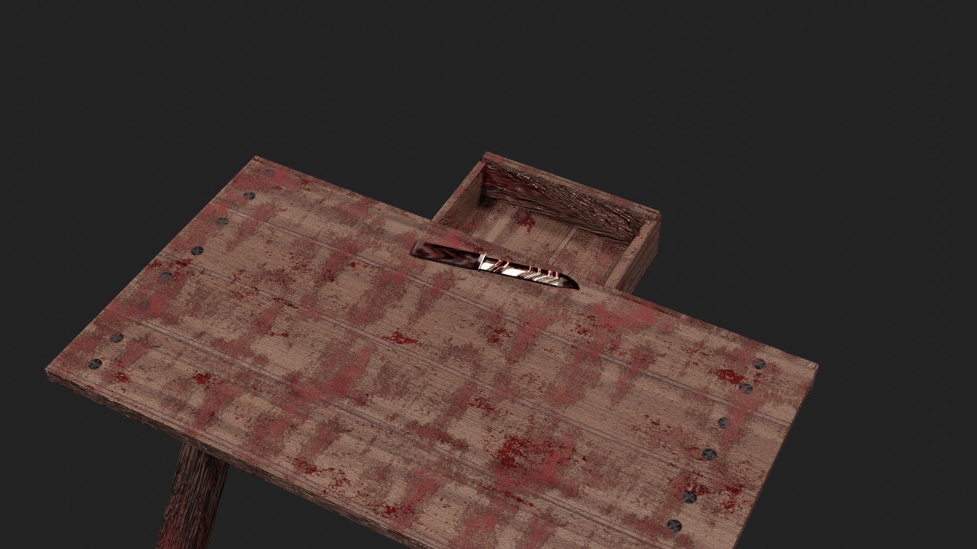 Dark Artifacts Bundle Bloodbound Blade Slaughter Table 3D Models Low-poly 3D model_2