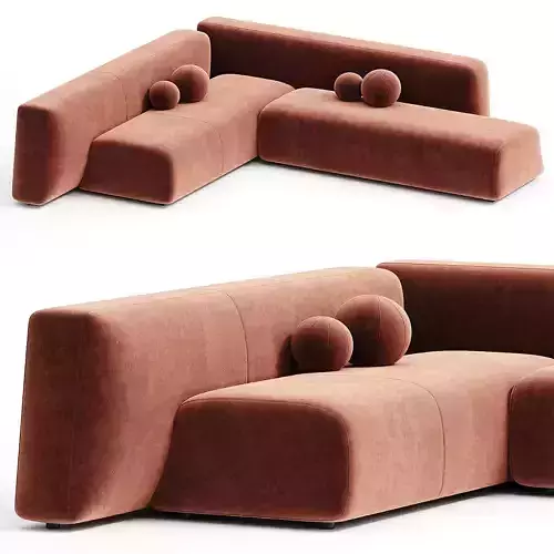 Suiseki Sofa 006 3D model