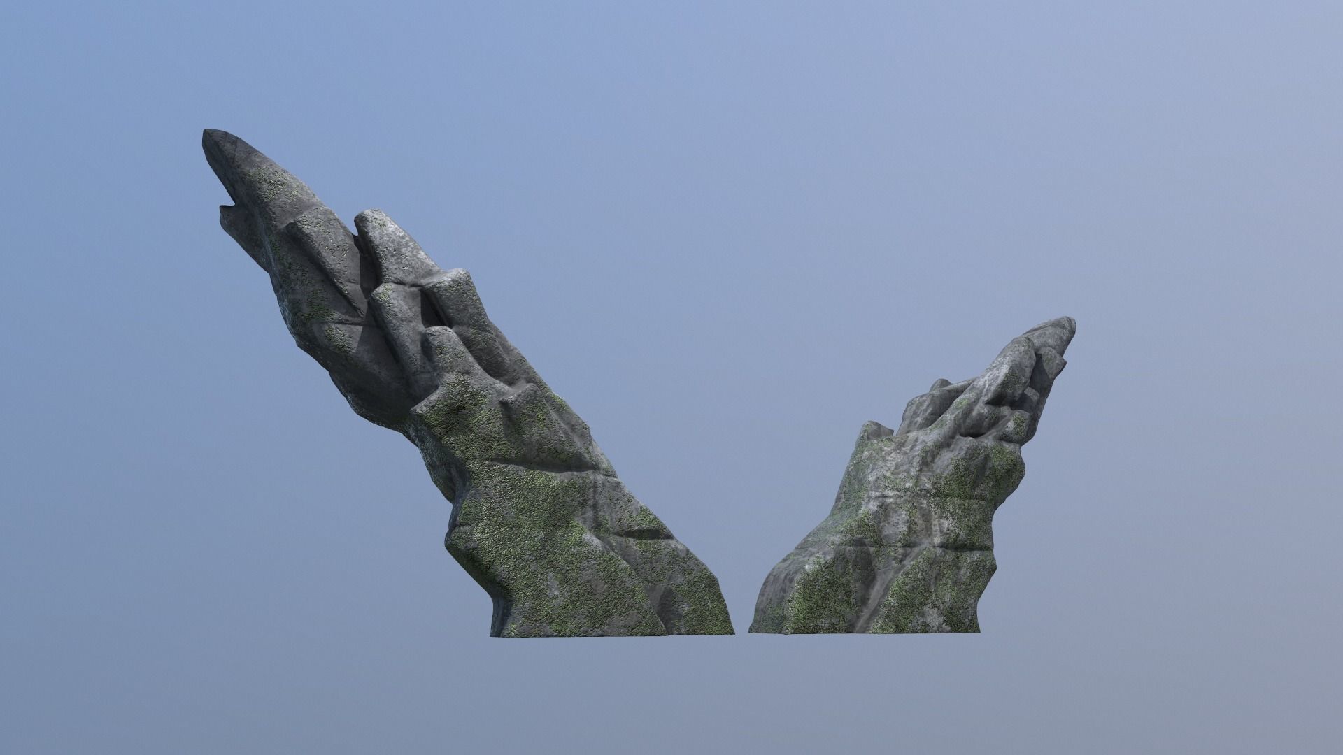 Brutalist Monument 3D model_10