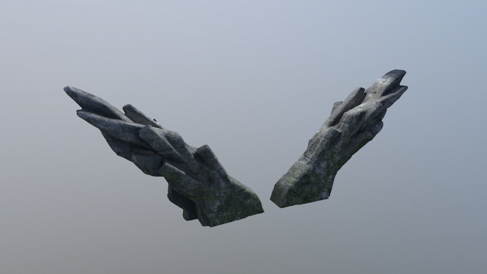 Brutalist Monument 3D model_12