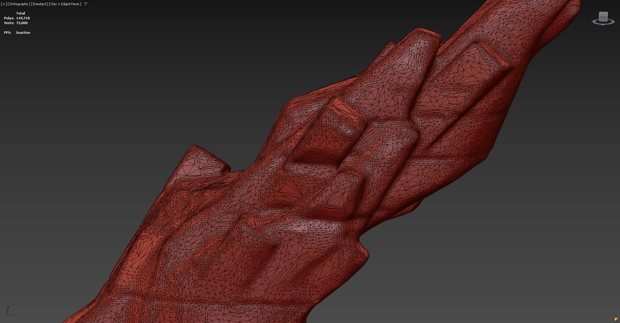 Brutalist Monument 3D model_19