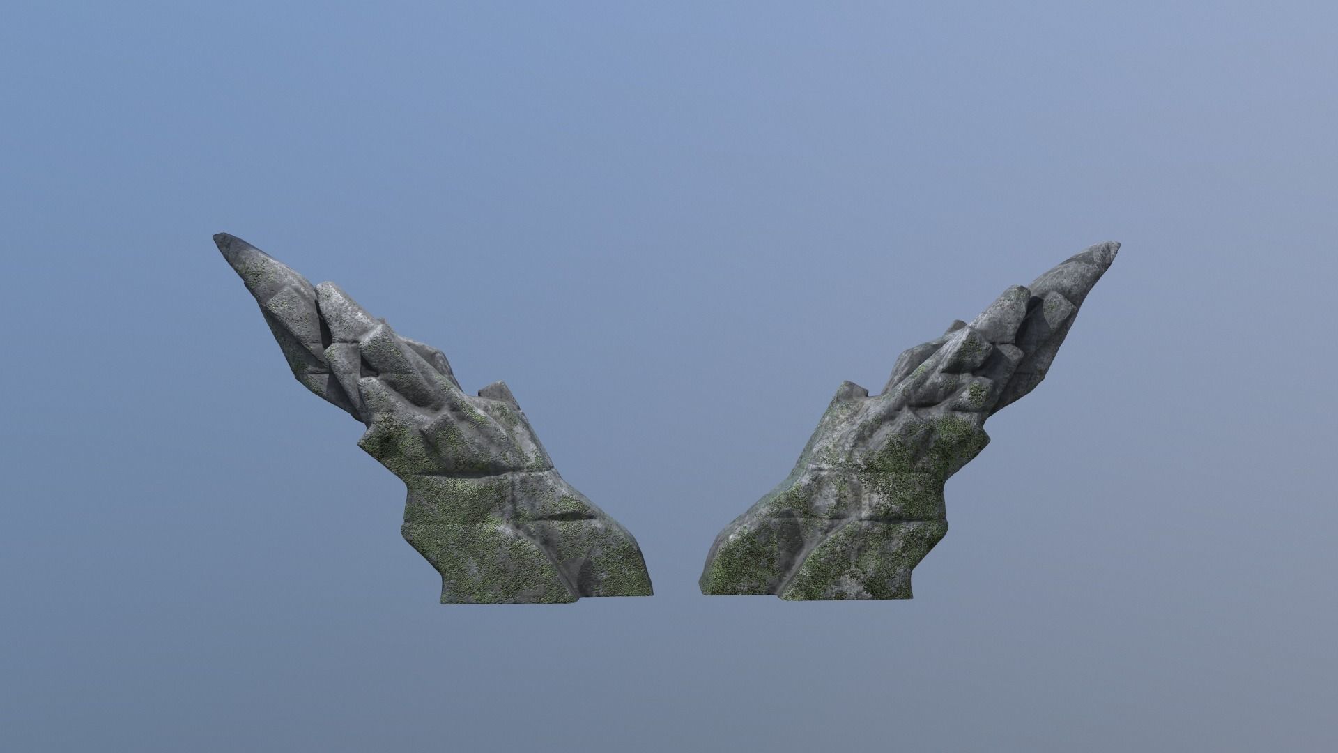 Brutalist Monument 3D model_11