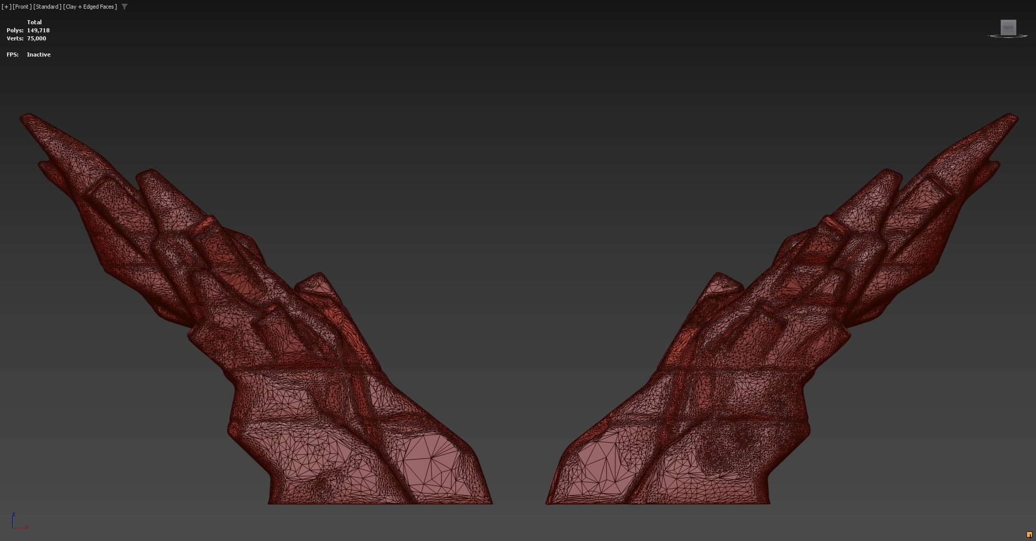 Brutalist Monument 3D model_22