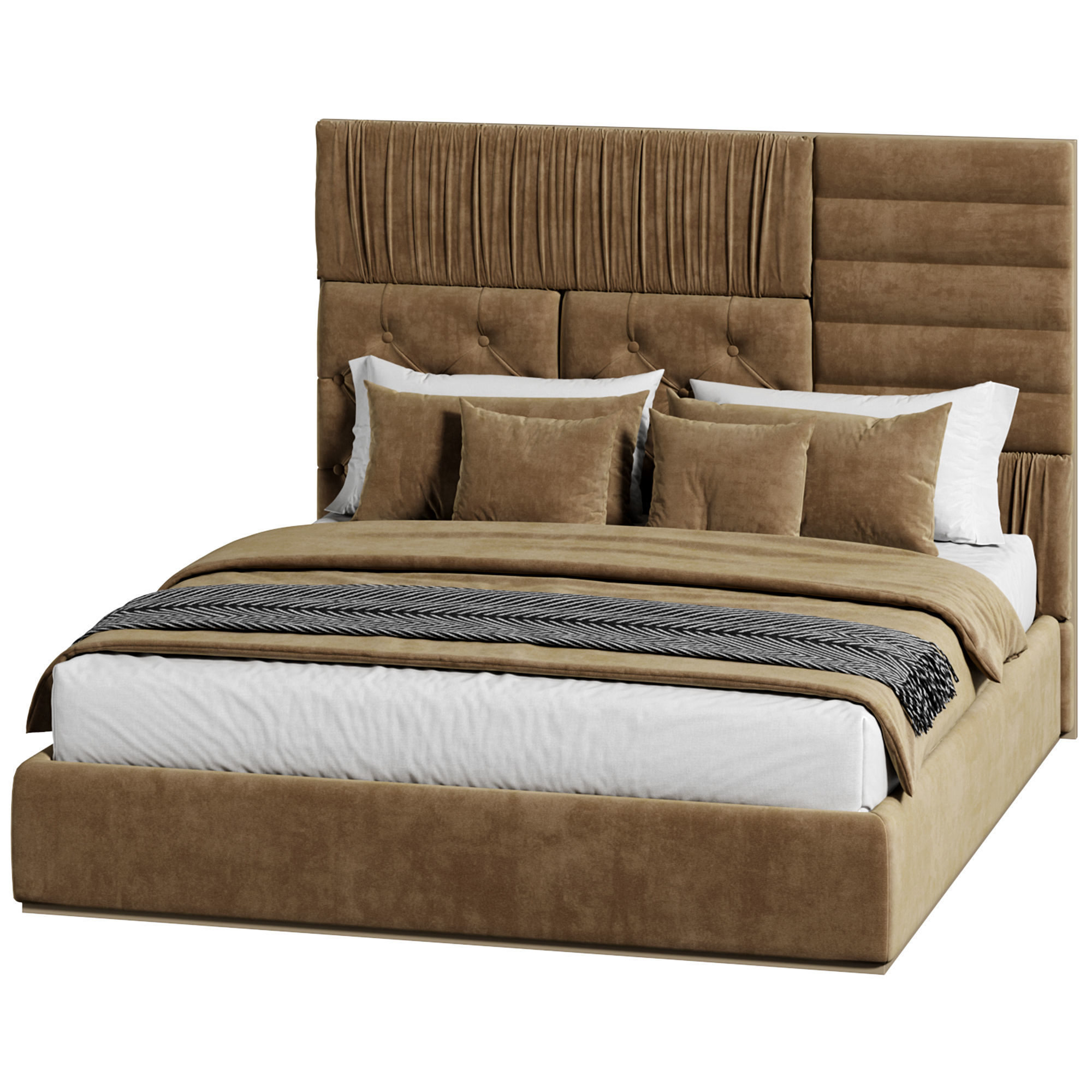 Elliot Brown bed by Casaricca 3D model_1