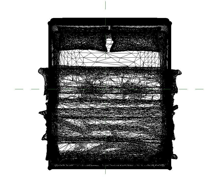 MODERN DOUBLE BED SOFT HEADBOARD Low-poly 3D model_7