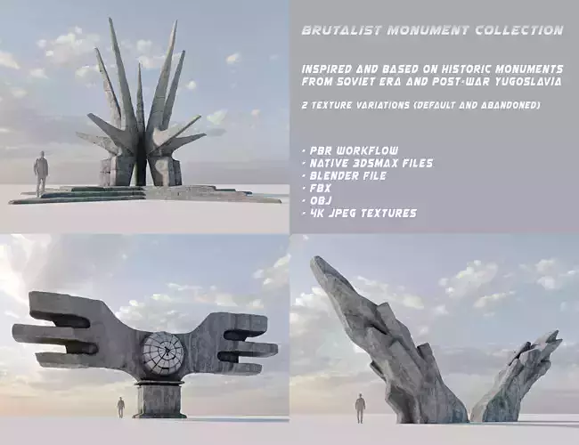 Brutalist Monument Collection 