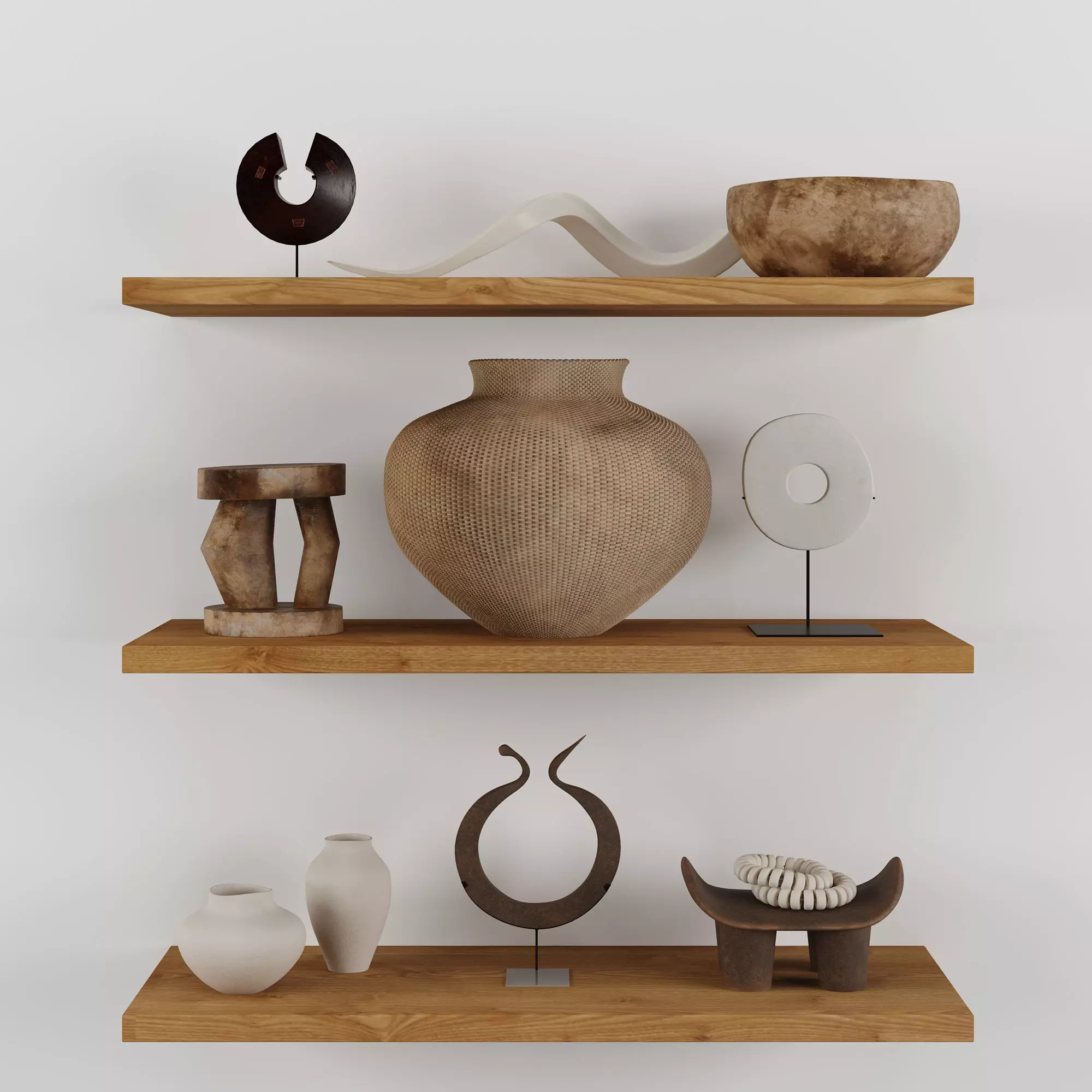 Decor set indoor 1 3D model_0