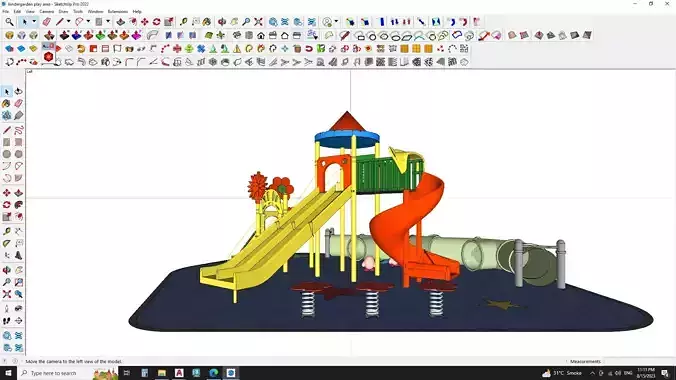 Kindergarden playground 3d model