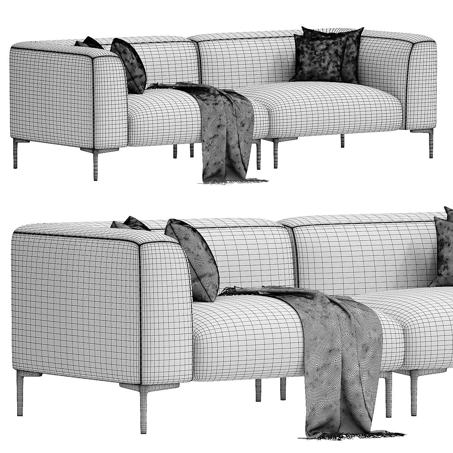 SOFA FIRENZE 3d model  3D model_4