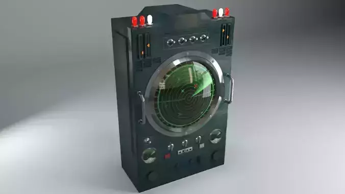Old Radar 3D model