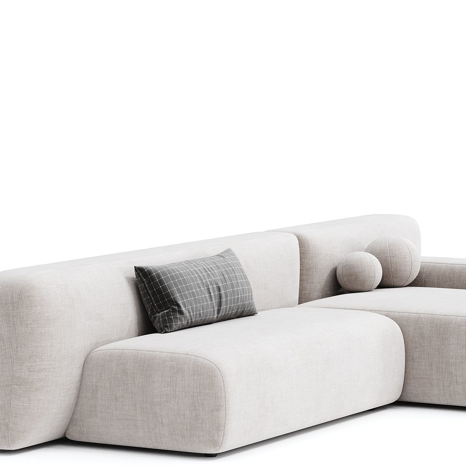 Suiseki Sofa  3D model_4