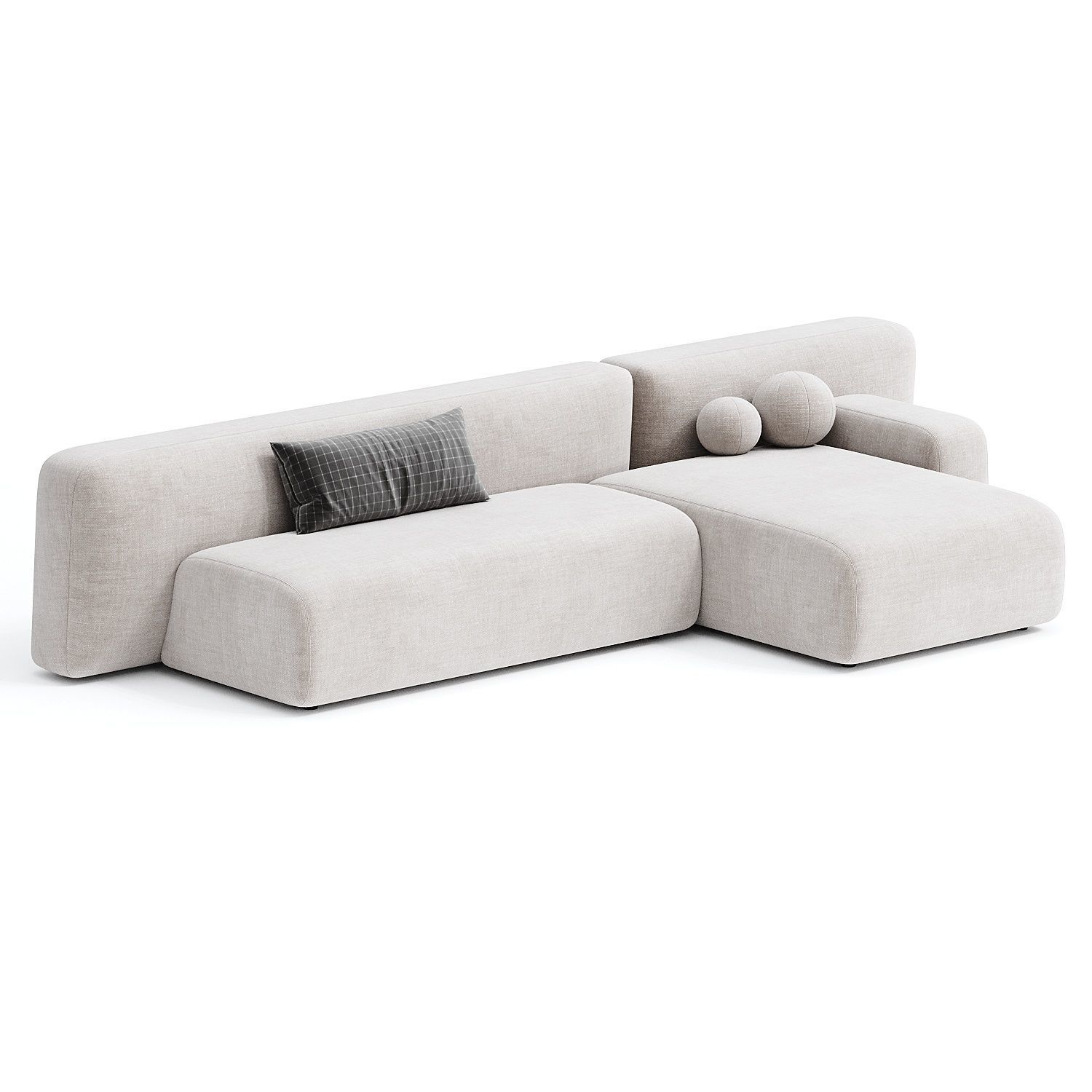Suiseki Sofa  3D model_3
