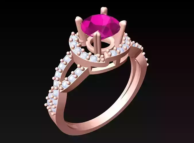 Diamond Ring - Womens Rings - SN355