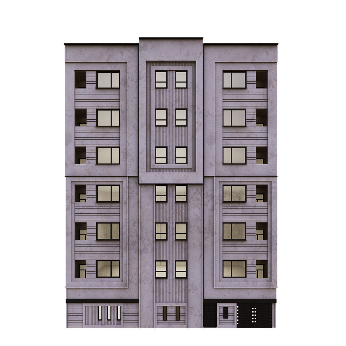 Building stone 3D model_1
