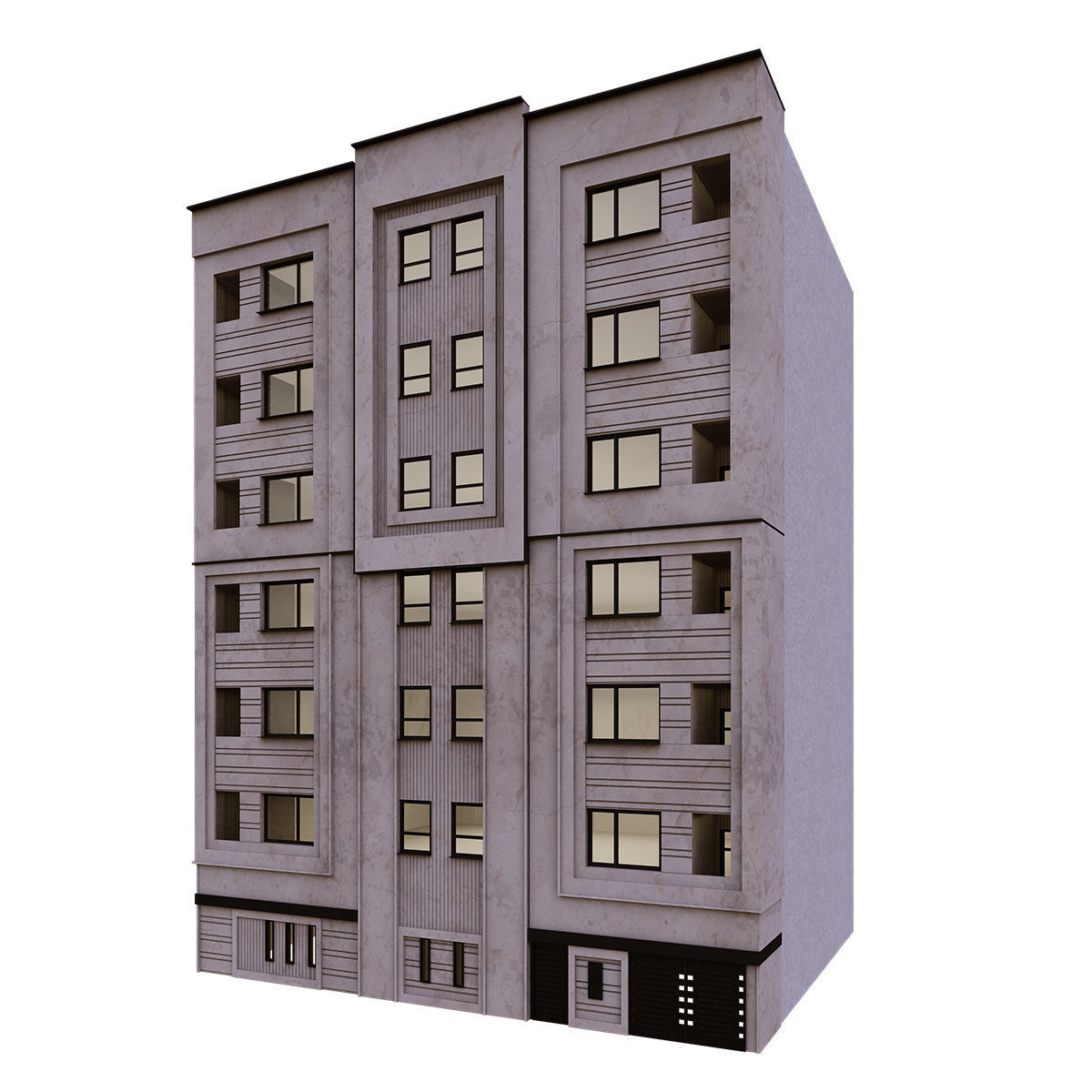Building stone 3D model_2