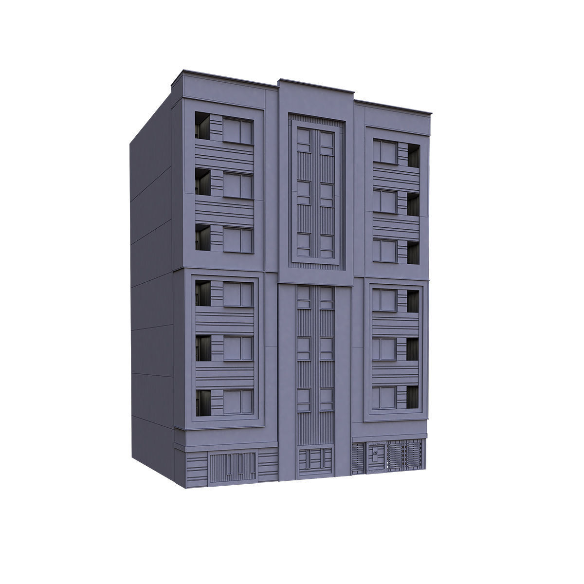 Building stone 3D model_6