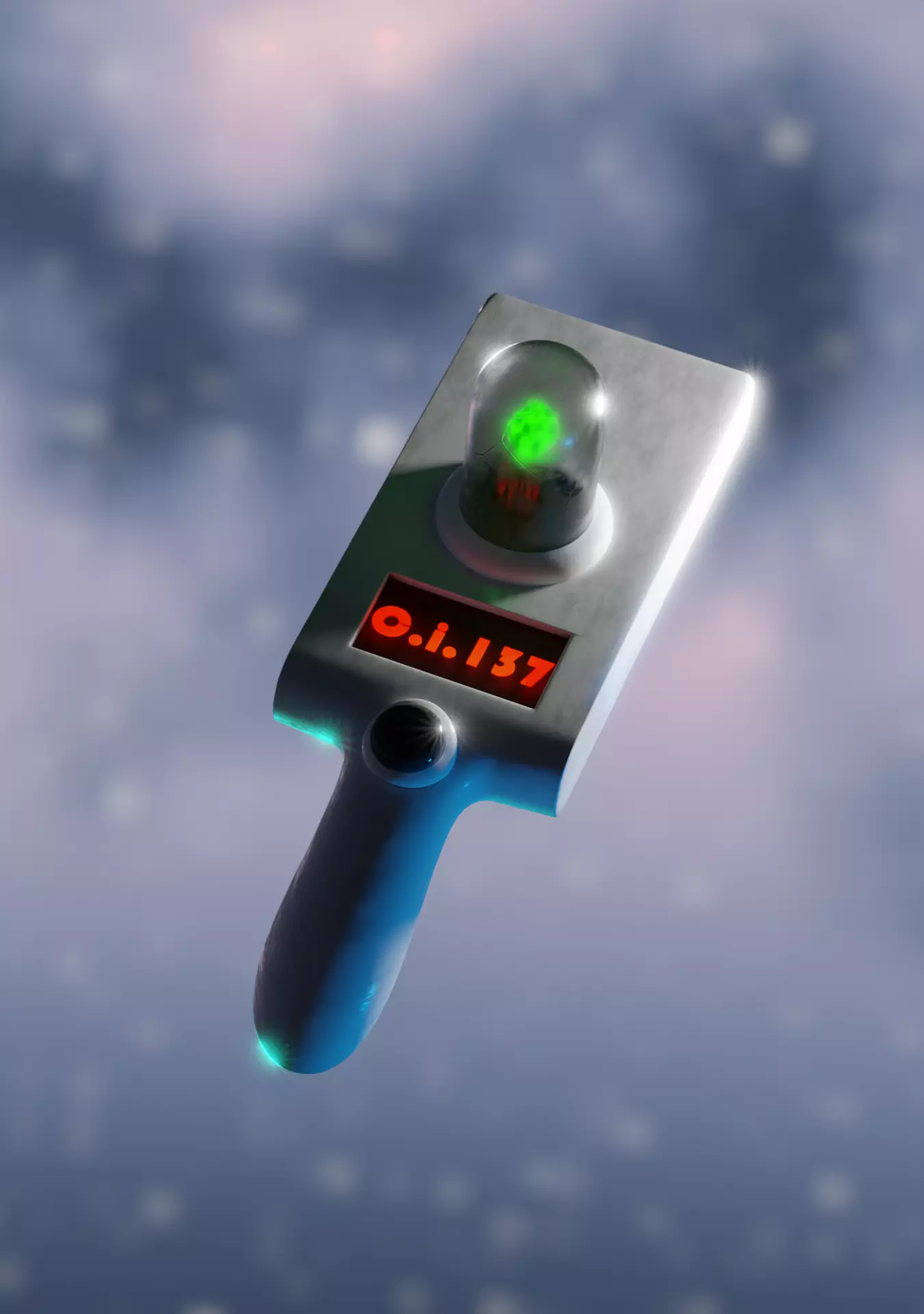 Rick Portal Gun 3D model_0