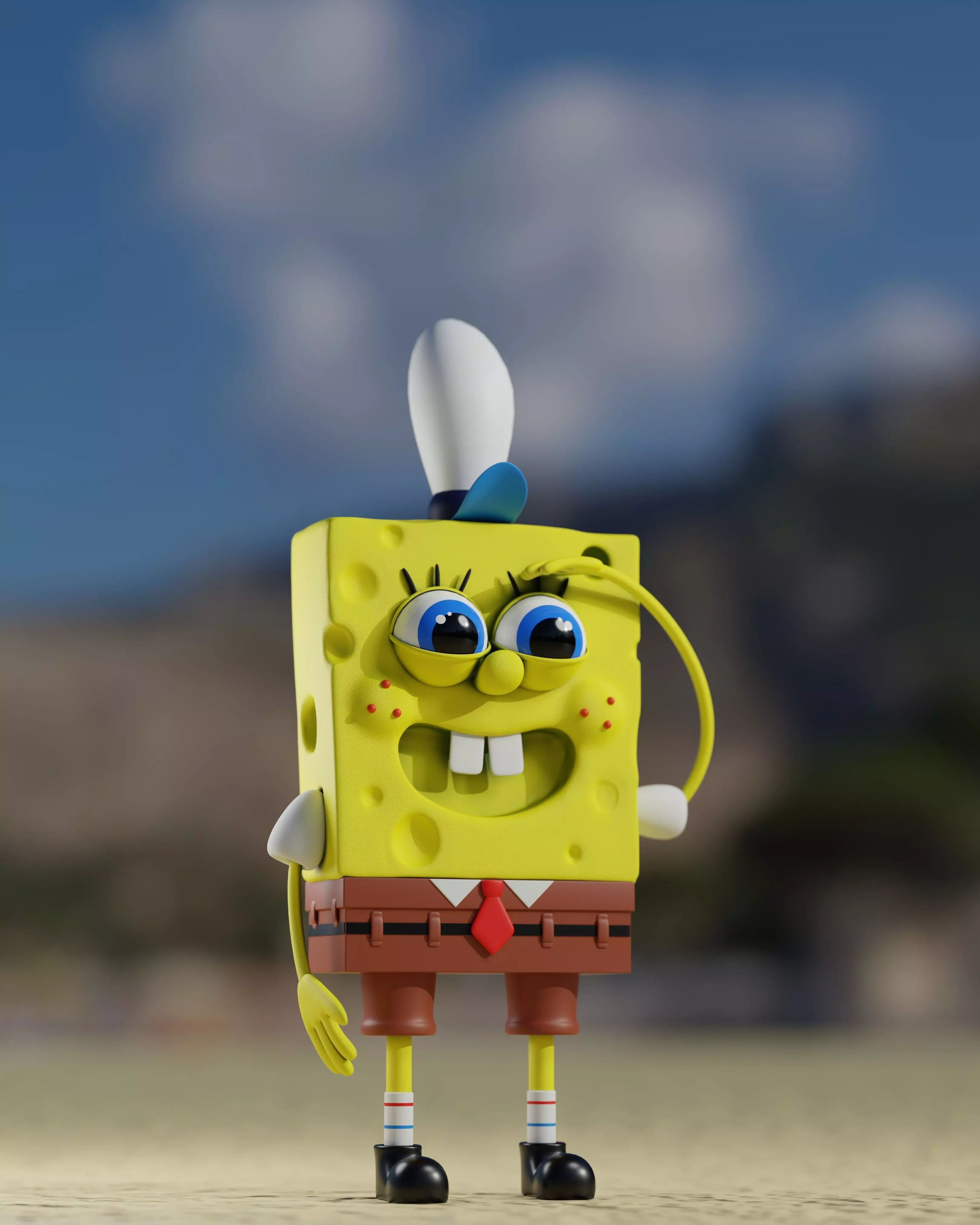 Spanch Bob 3D model_0