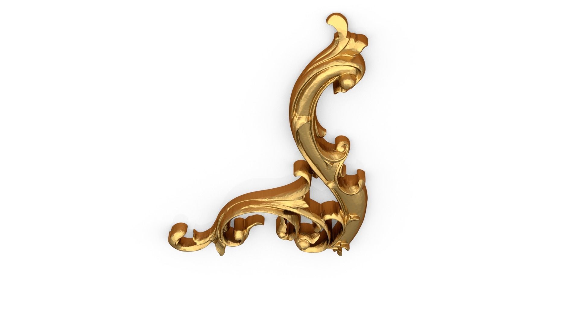 Classic decor ornament 317 3D model_4