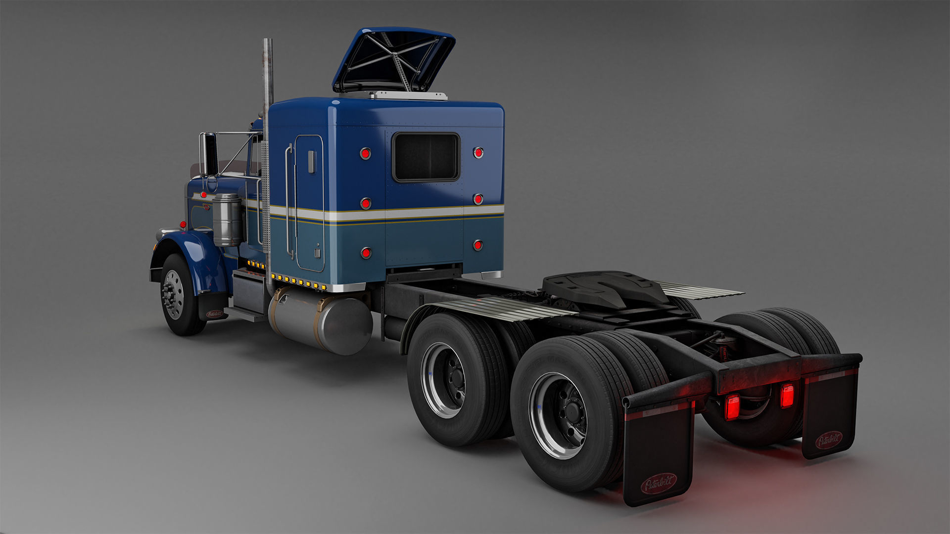 Peterbilt 359 Complete 3D model_2