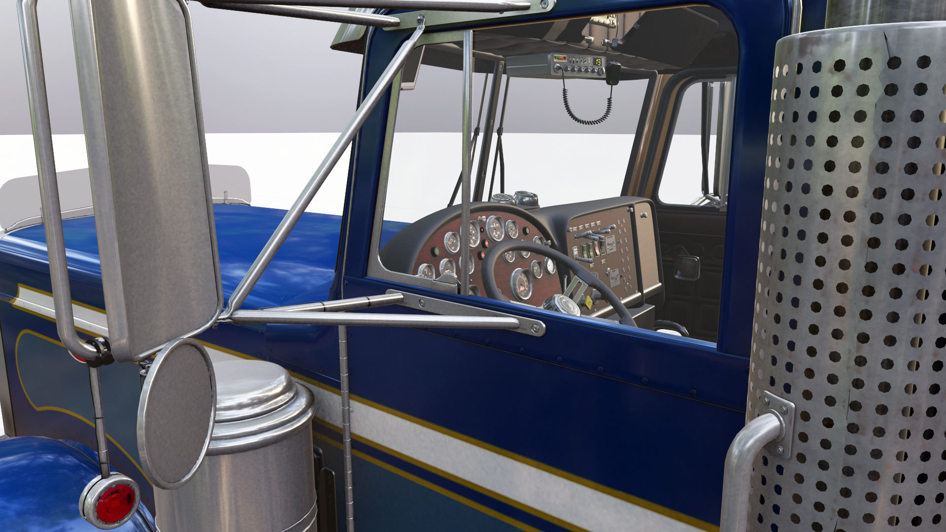 Peterbilt 359 Complete 3D model_19