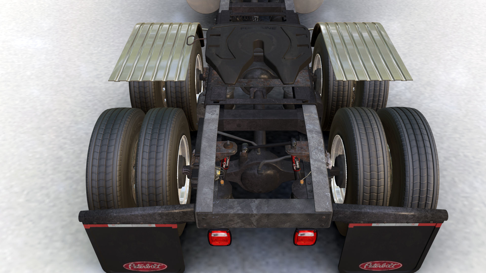 Peterbilt 359 Complete 3D model_12
