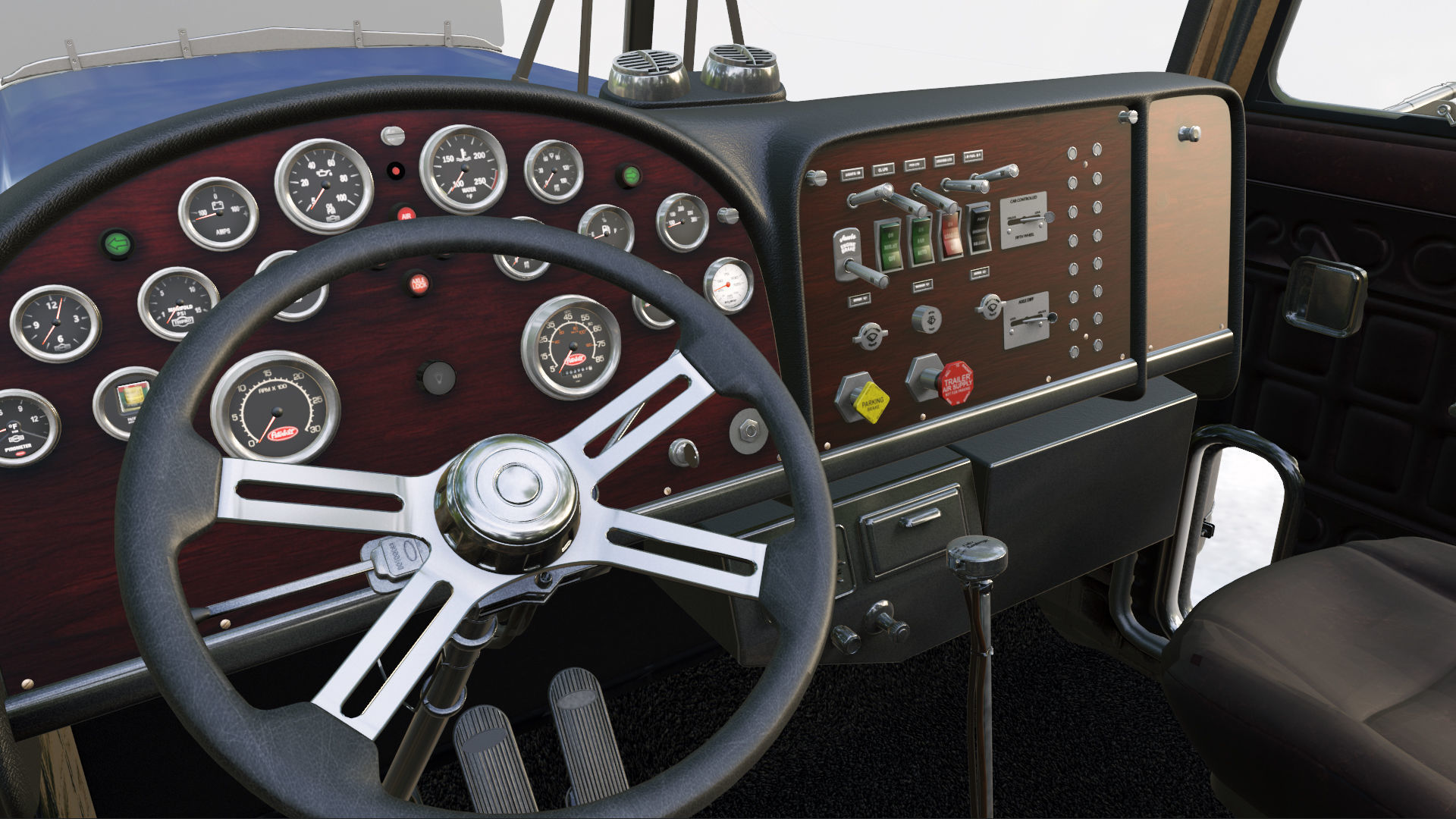 Peterbilt 359 Complete 3D model_20