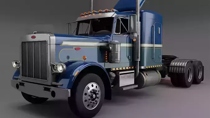 Peterbilt 359 Complete 3D model