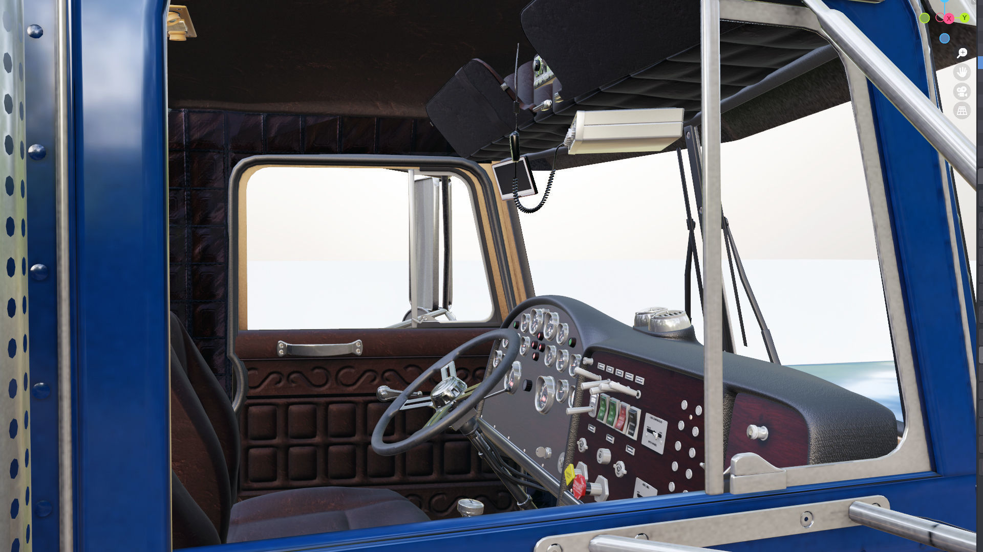 Peterbilt 359 Complete 3D model_21