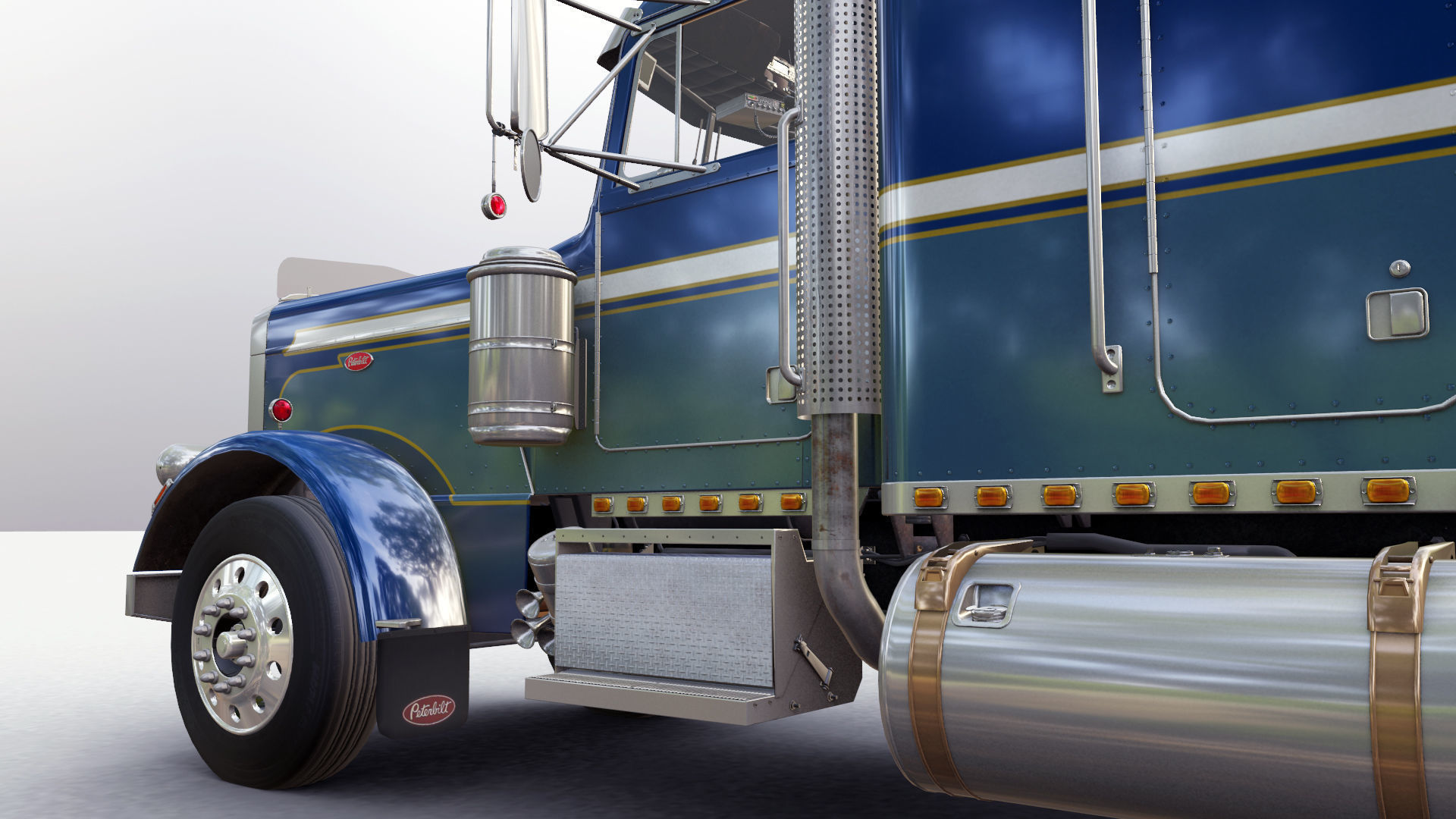 Peterbilt 359 Complete 3D model_7