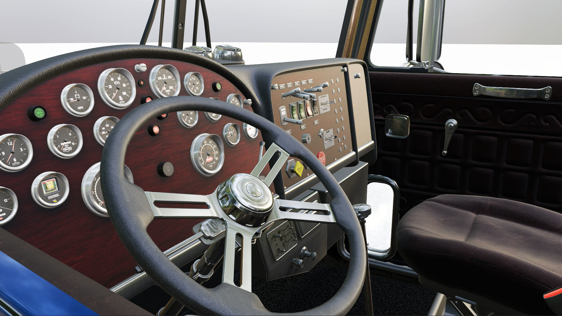 Peterbilt 359 Complete 3D model_6