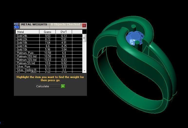 solitair ring 3D print model_15