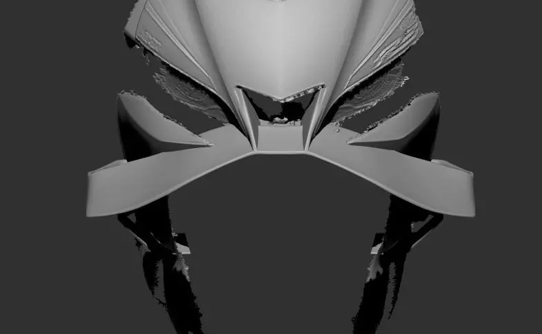 R3-2019-M1 type fixed wings 3D print model 3D print model_0