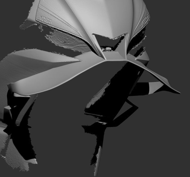 R3-2019-M1 type fixed wings 3D print model 3D print model_3