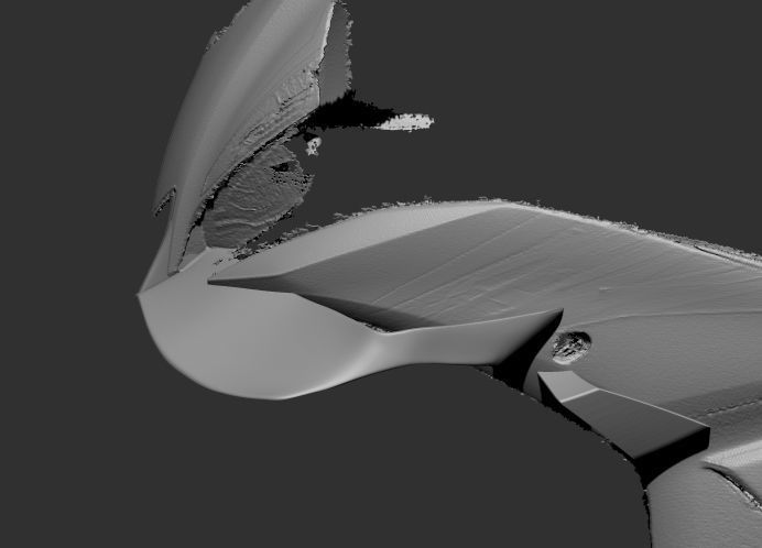 R3-2019-M1 type fixed wings 3D print model 3D print model_1