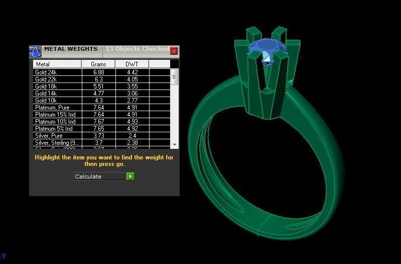 solitaire ring 3D print model_15