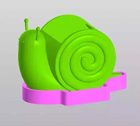 Snail Planter 3D print model