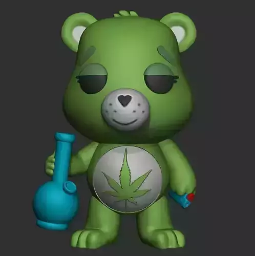 Weed Bear 3D print model