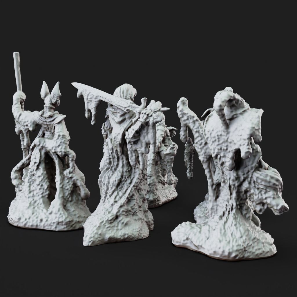 Obliviax Moss - 3D Printable TTRPG - PRESUPPORTED - 32mm 3D print model_2
