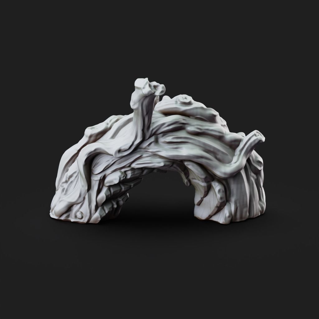 Root Wyrm - 3D Printable TTRPG - PRESUPPORTED - 32mm Scale 3D print model_11