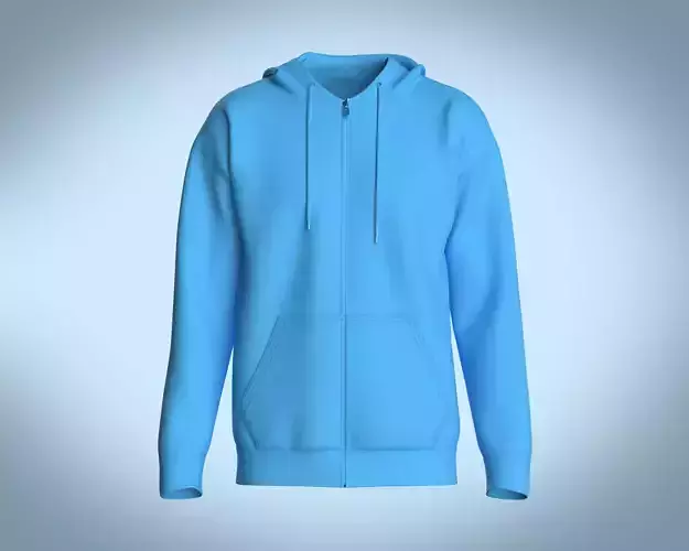 Mens Hoodie-Single Color