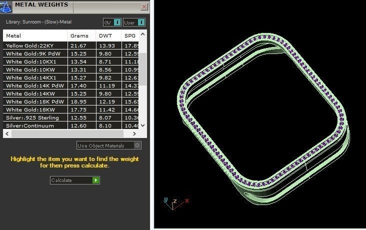 APPLE WATCH BAND WITH STONE 3D print model_6