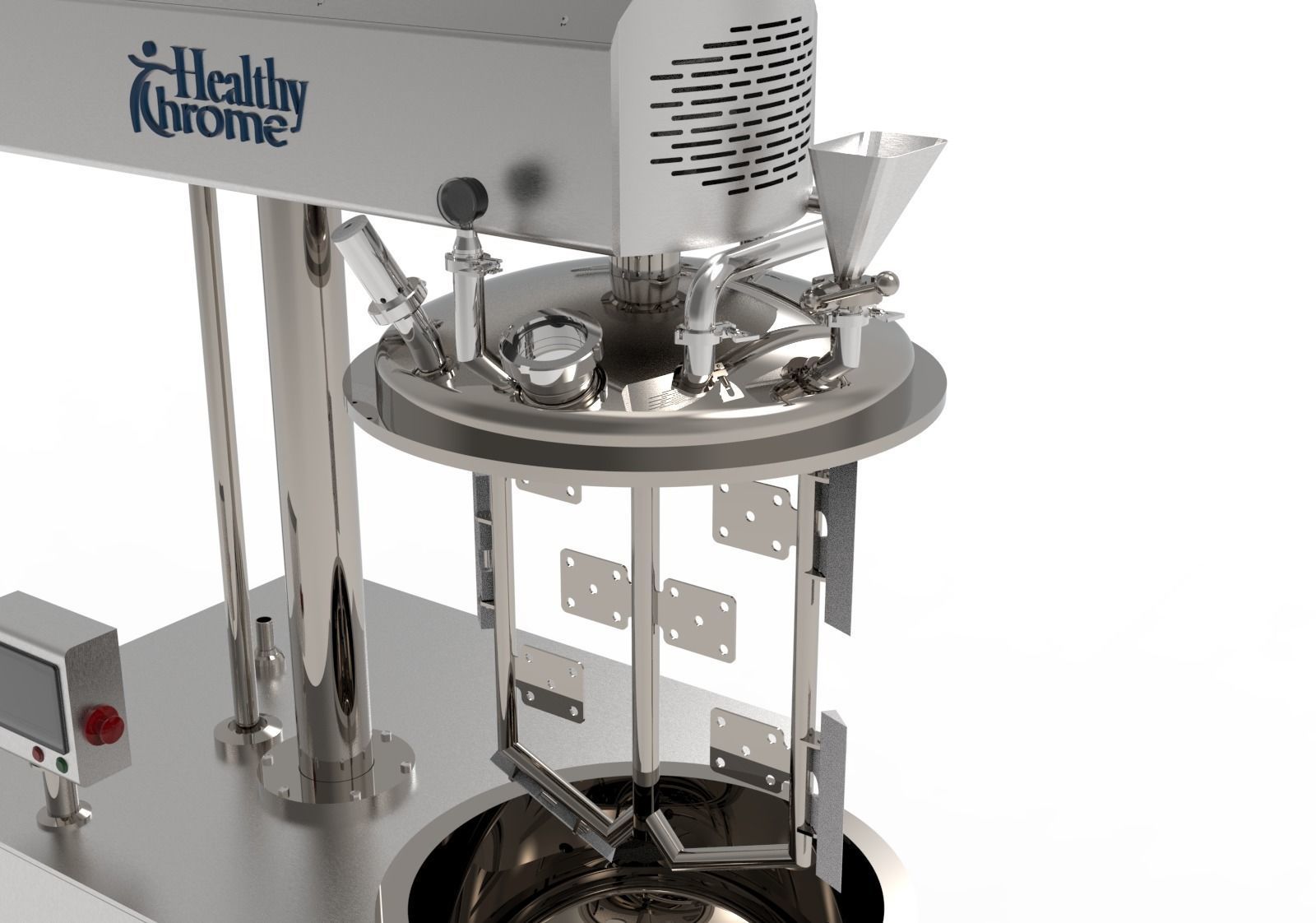 Cream Homogenizer Machine 3D model | CGTrader