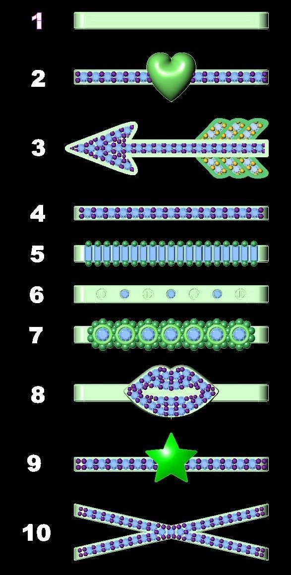APPLE WATCH BAND PARTS 10 PIECES 3D print model_1