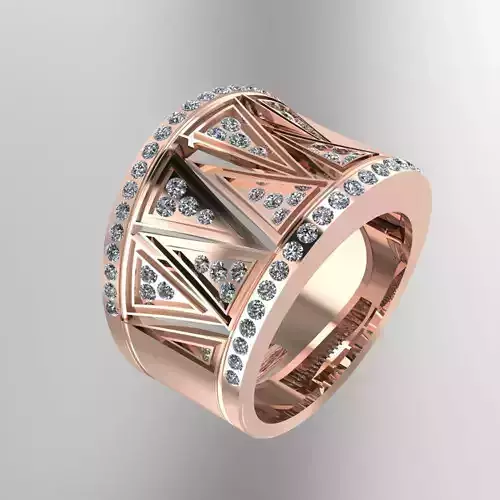 Wedding Engagement Women Ring 3D print model