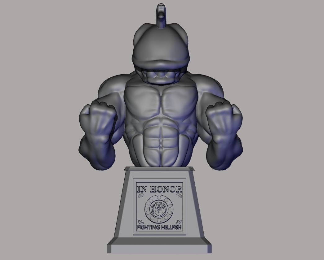 Flying Hellfish 3D print model_9